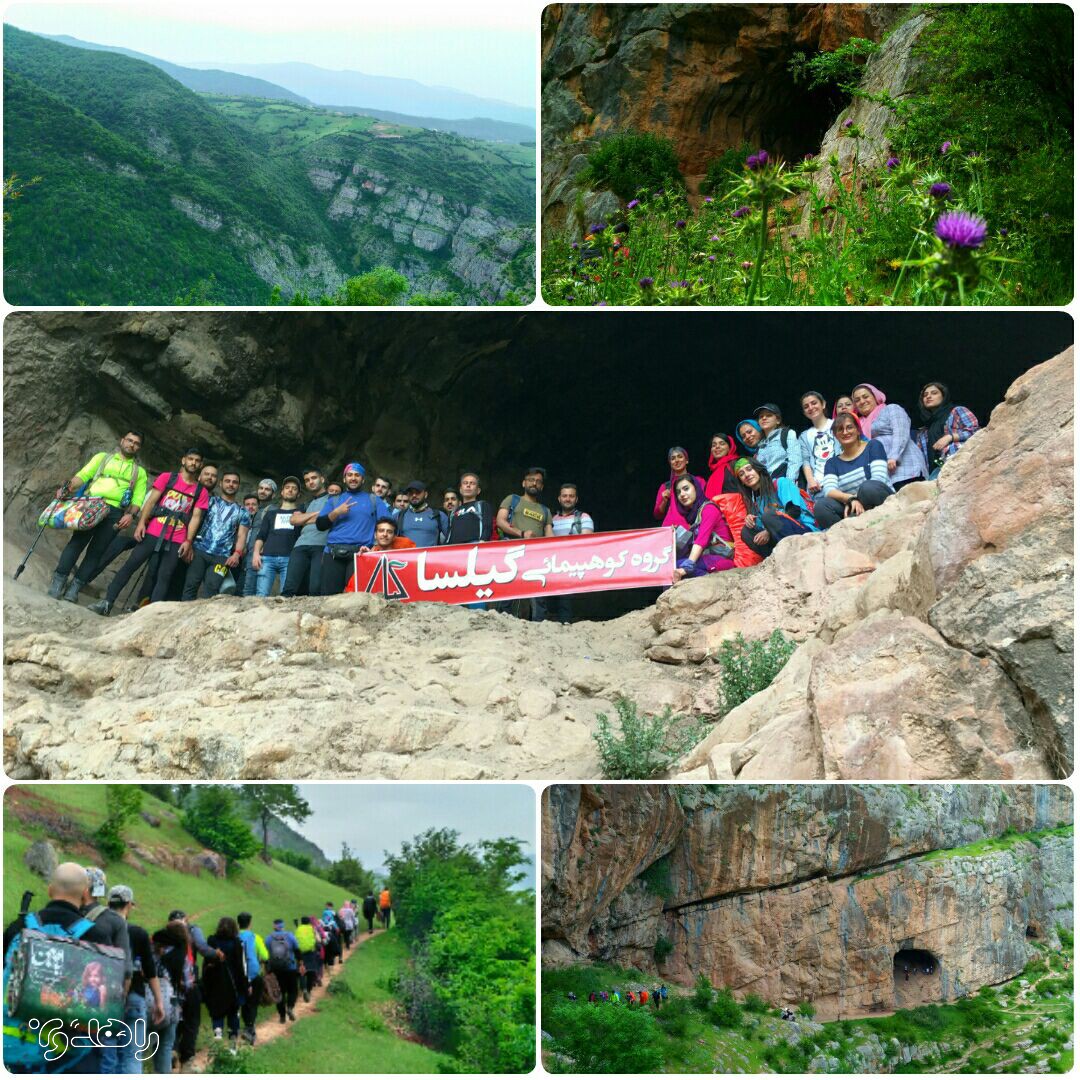 بازدید از غار دربند رشی